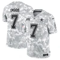 Maillot Nike Trevon Diggs Arctic Camo Dallas Cowboys 2024 Salute to Service Limited pour homme