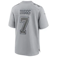 Maillot de jeu mode atmosphère Nike Trevon Diggs pour hommes, gris, Dallas Cowboys