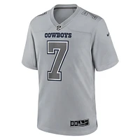 Men's Nike Trevon Diggs Gray Dallas Cowboys Atmosphere Fashion Game Jersey