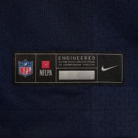 Maillot de match alternatif Nike Trevon Diggs pour hommes, bleu marine, Dallas Cowboys