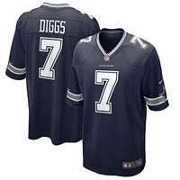 Maillot de match Nike Trevon Diggs pour hommes, bleu marine, Dallas Cowboys