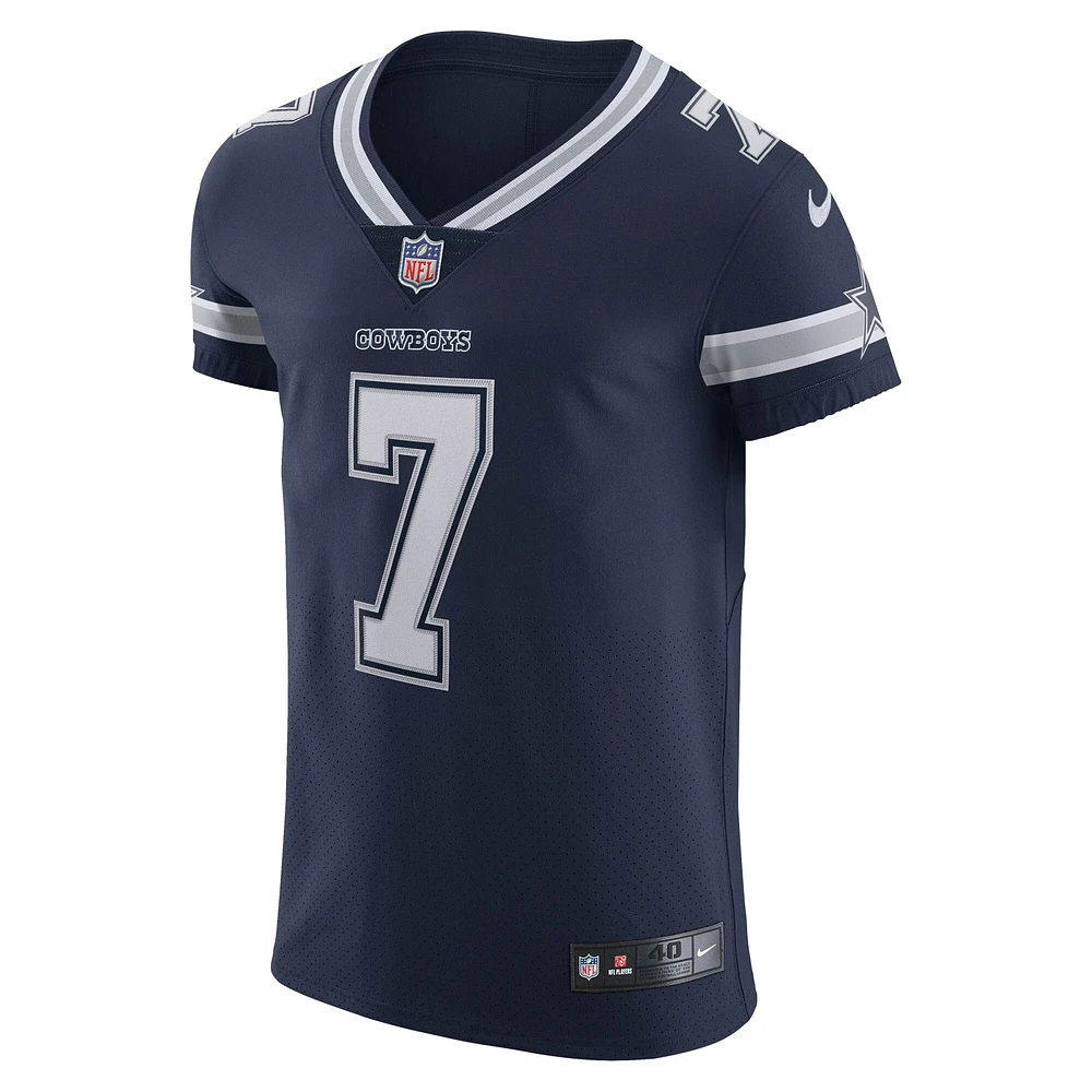 Maillot Nike Trevon Diggs pour hommes, bleu marine, Dallas Cowboys Vapor Elite