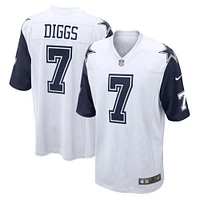 Maillot de match alternatif Nike Trevon Diggs pour hommes des Dallas Cowboys, blanc