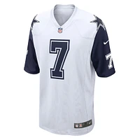 Maillot de match alternatif Nike Trevon Diggs pour hommes des Dallas Cowboys, blanc