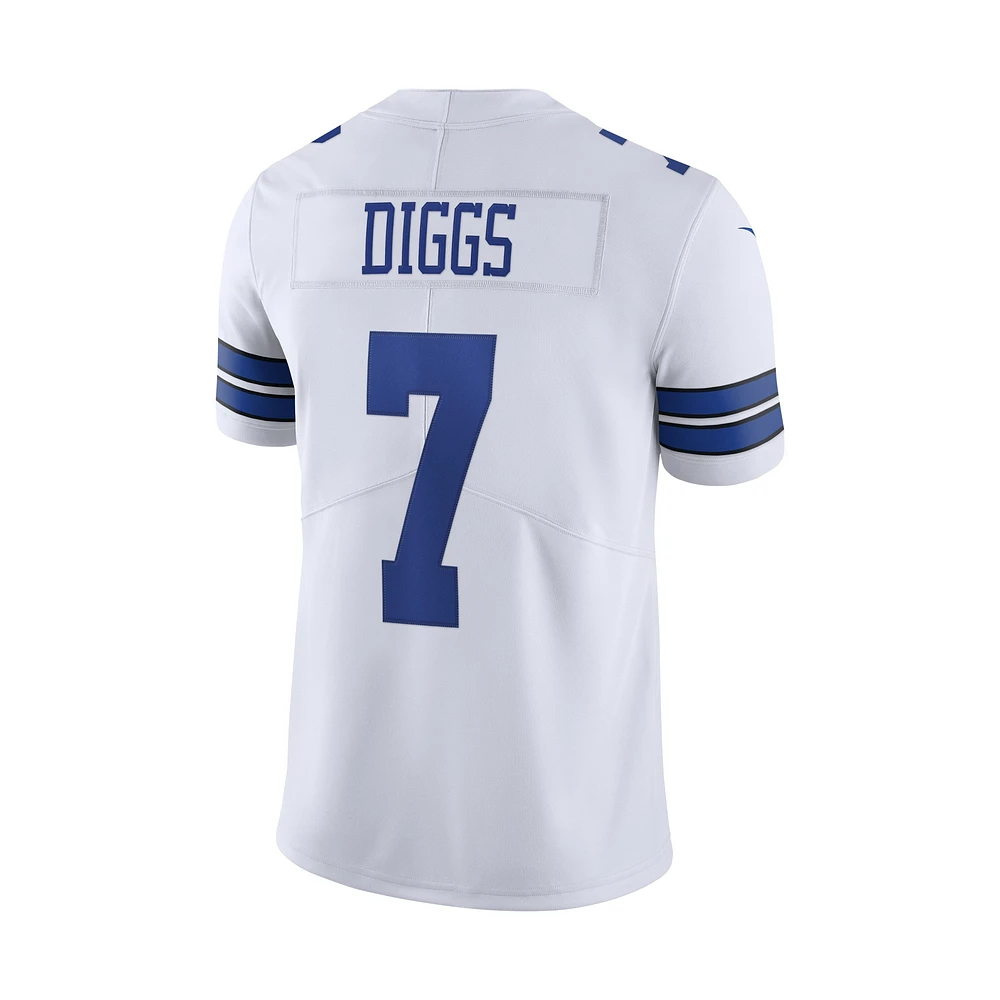 Maillot Nike Trevon Diggs pour hommes, blanc, Dallas Cowboys Vapor Limited