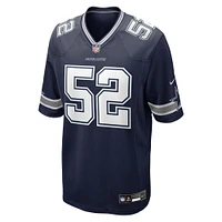 Maillot Nike Tyler Booker bleu marine pour homme, Dallas Cowboys, choix de premier tour la draft NFL 2025