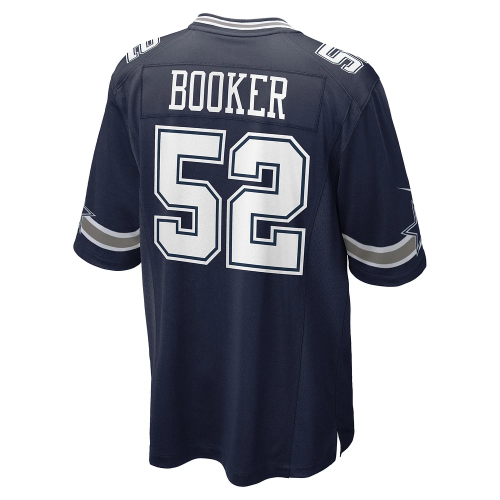 Maillot Nike Tyler Booker bleu marine pour homme, Dallas Cowboys, choix de premier tour la draft NFL 2025