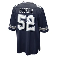 Maillot Nike Tyler Booker bleu marine pour homme, Dallas Cowboys, choix de premier tour la draft NFL 2025