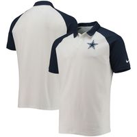 : NFL Dallas Cowboys Mens Nike Logo Raglan Polo, White