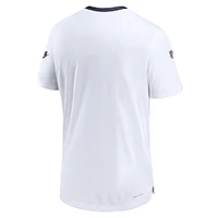 T-shirt Nike Dallas Cowboys Sideline Coaches Alternate Performance pour homme, blanc