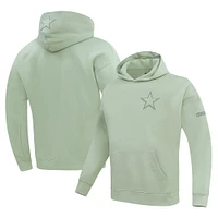 Men's Pro Standard Green Dallas Cowboys Neutral Drop Shoulder Pullover Hoodie