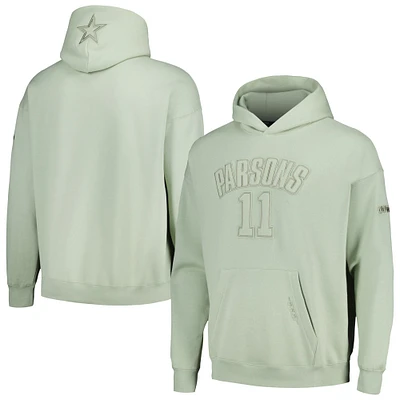 Men's Pro Standard Micah Parsons Light Green Dallas Cowboys Player Name & Number Pullover Hoodie