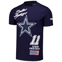 Men's Pro Standard Micah Parsons Navy Dallas Cowboys Fast Lane Name & Number Player T-Shirt