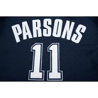 Men's Pro Standard Micah Parsons Navy Dallas Cowboys Mesh Player Name & Number Top