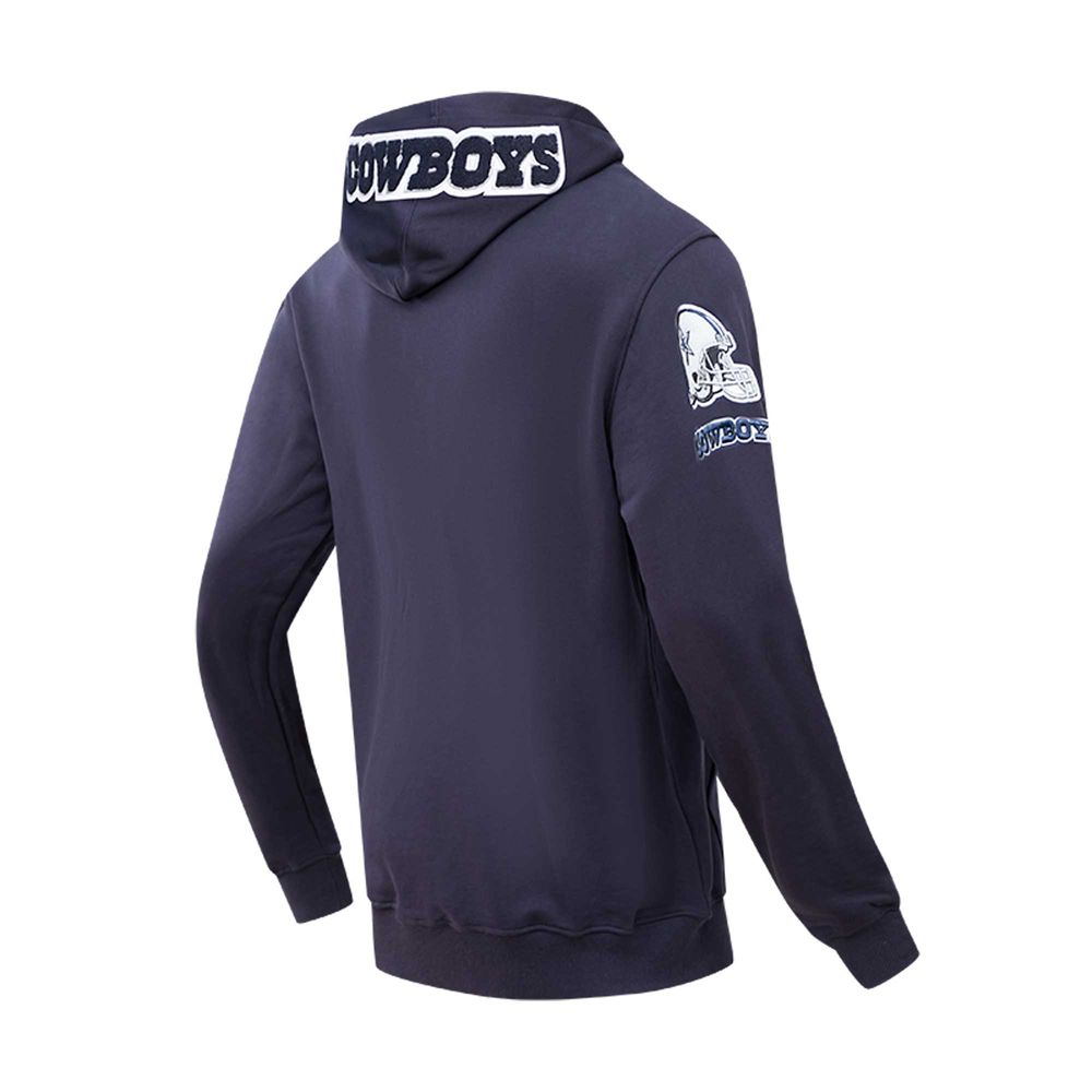 Dallas Cowboys Pro Standard Crest Emblem Pullover Hoodie - Navy