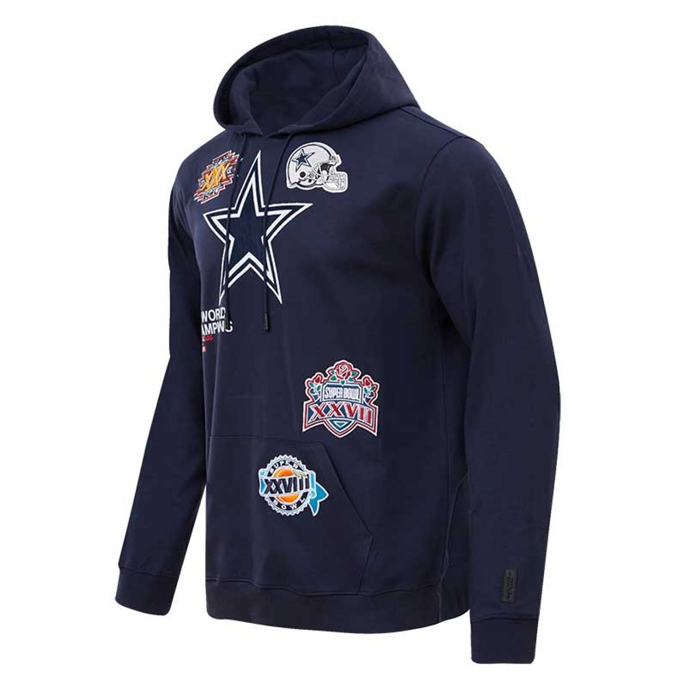 Men's Pro Standard Navy Dallas Cowboys Logo Pullover Hoodie