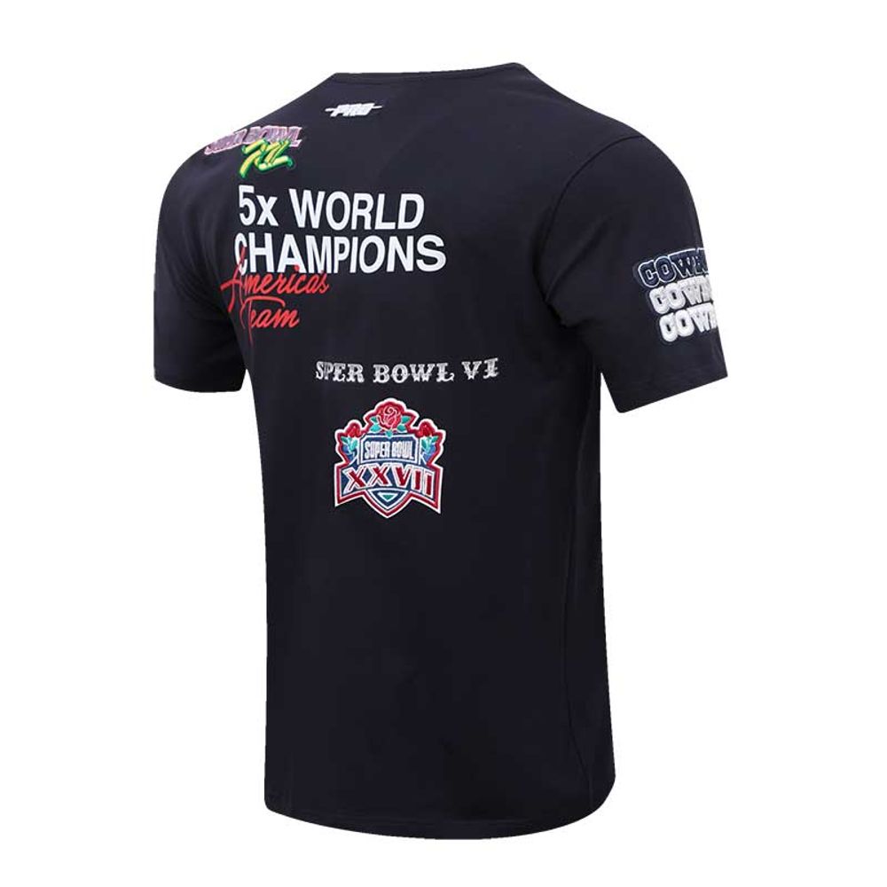 Men's Pro Standard Navy Dallas Cowboys 5x Super Bowl Champions