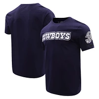 T-shirt classique Pro Standard pour hommes, bleu marine, Dallas Cowboys