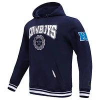 Men's Pro Standard  Navy Dallas Cowboys Crest Emblem Pullover Hoodie