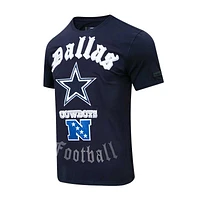 Men's Pro Standard Navy Dallas Cowboys Old English T-Shirt