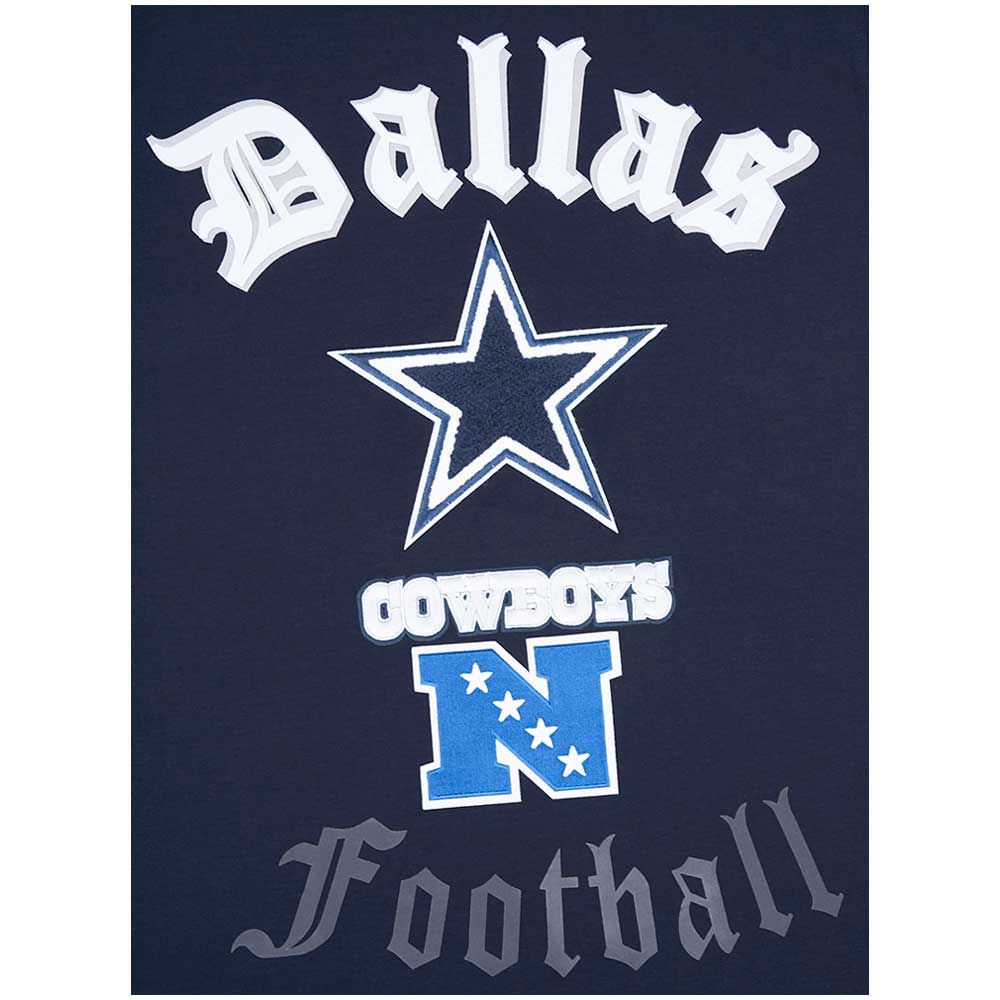 Men's Pro Standard Navy Dallas Cowboys Old English T-Shirt
