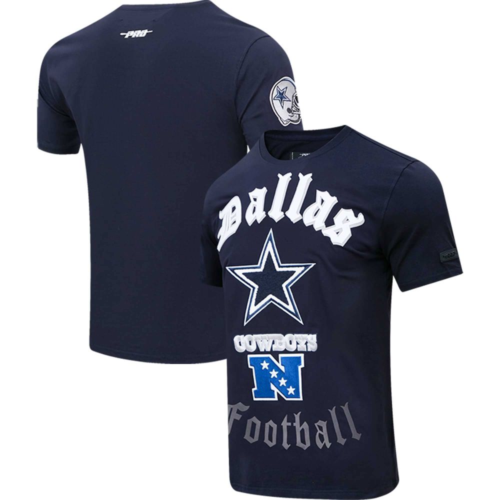 Pro Standard Men's Pro Standard Navy Dallas Cowboys Old English T-Shirt