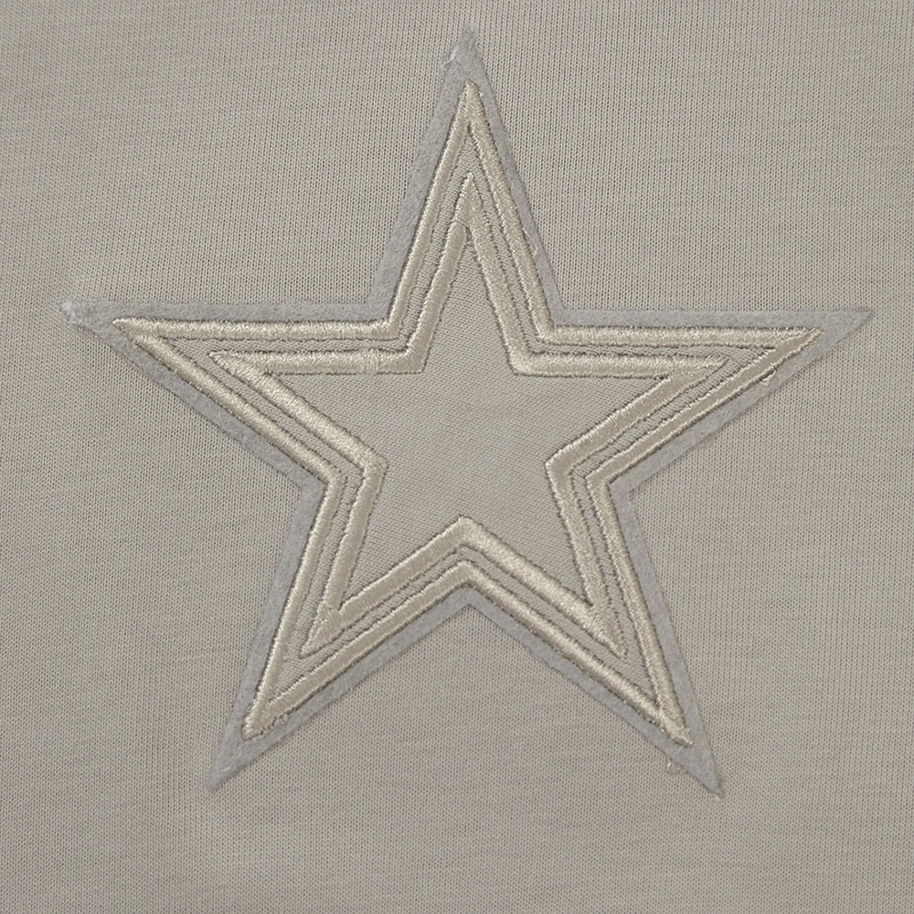 Sweat à capuche manches courtes pour homme Pro Standard Tan Dallas Cowboys Neutrals Capsule