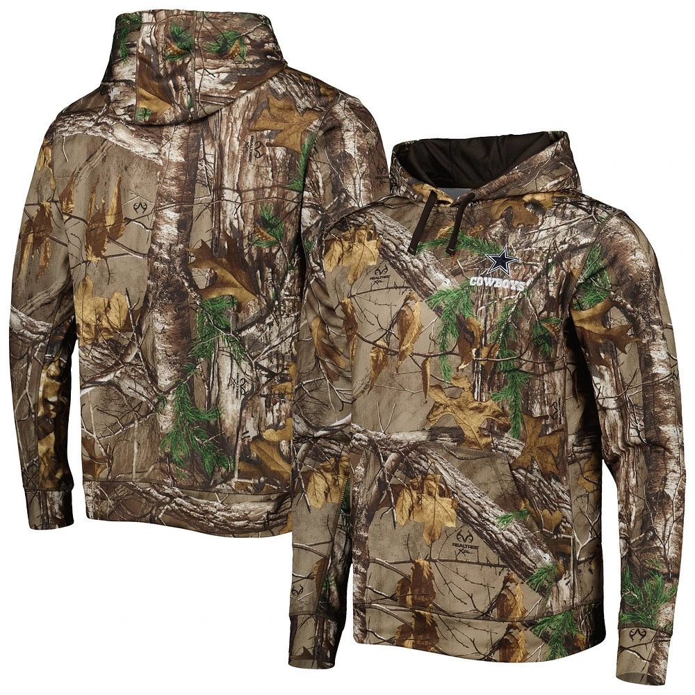 Men's Realtree Camo Dallas Cowboys Champion Tech Fleece Pullover Hoodie