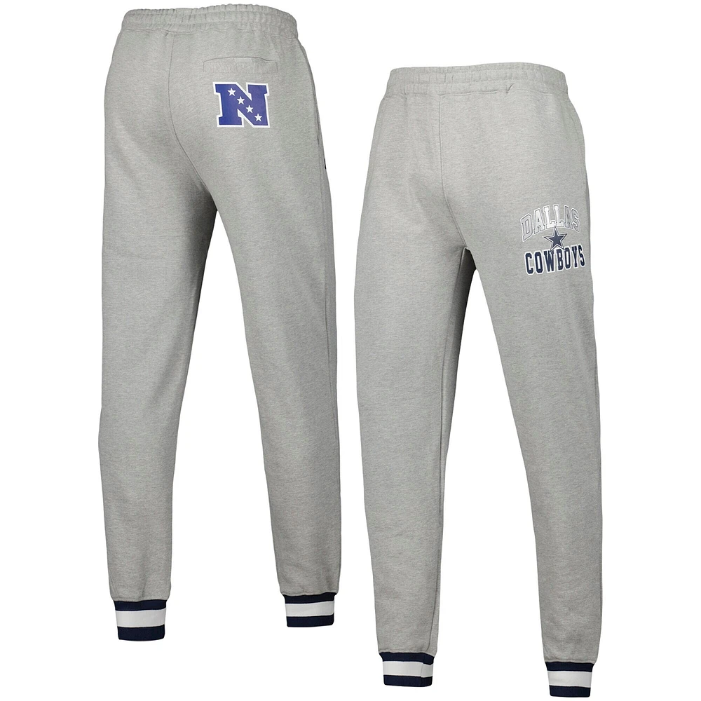 Pantalon de jogging en polaire Blitz pour homme Starter Heather Grey Dallas Cowboys