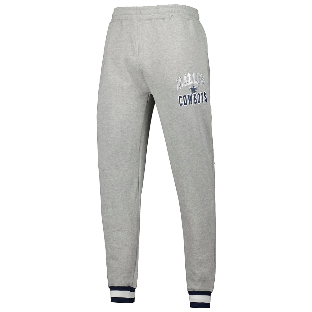 Pantalon de jogging en polaire Blitz pour homme Starter Heather Grey Dallas Cowboys