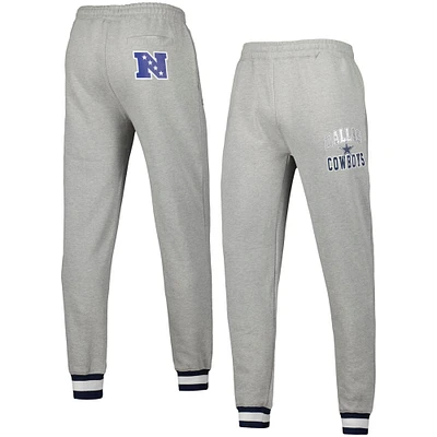 Pantalon de jogging en polaire Blitz pour homme Starter Heather Grey Dallas Cowboys