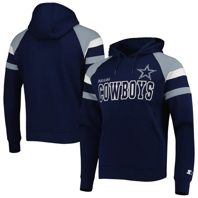 DALLAS COWBOYS RETRO CLASSIC FLC PO HOODIE (EGGSHELL/DODGER BLUE)