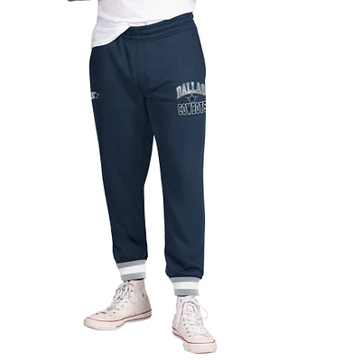 Men's Starter Navy Dallas Cowboys Blitz Fleece Jogger Pants