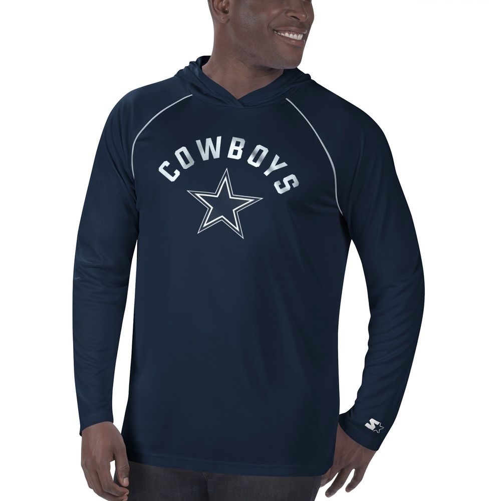 Columbia Youth Dallas Cowboys Terminal Navy Tackle Long Sleeve T-Shirt