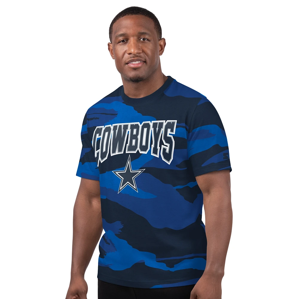 T-shirt de football américain Starter Royal Dallas Cowboys Thursday Night Gridiron pour homme