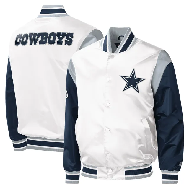 Lids Dallas Cowboys Starter The Power Forward Full-Snap Jacket - White