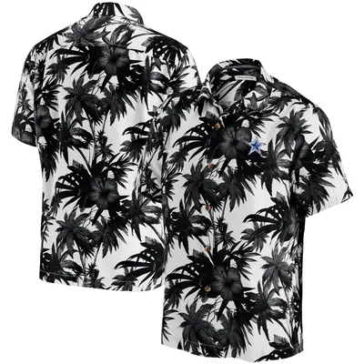 Men's FOCO Tan Dallas Cowboys Paradise Floral Button-Up Shirt