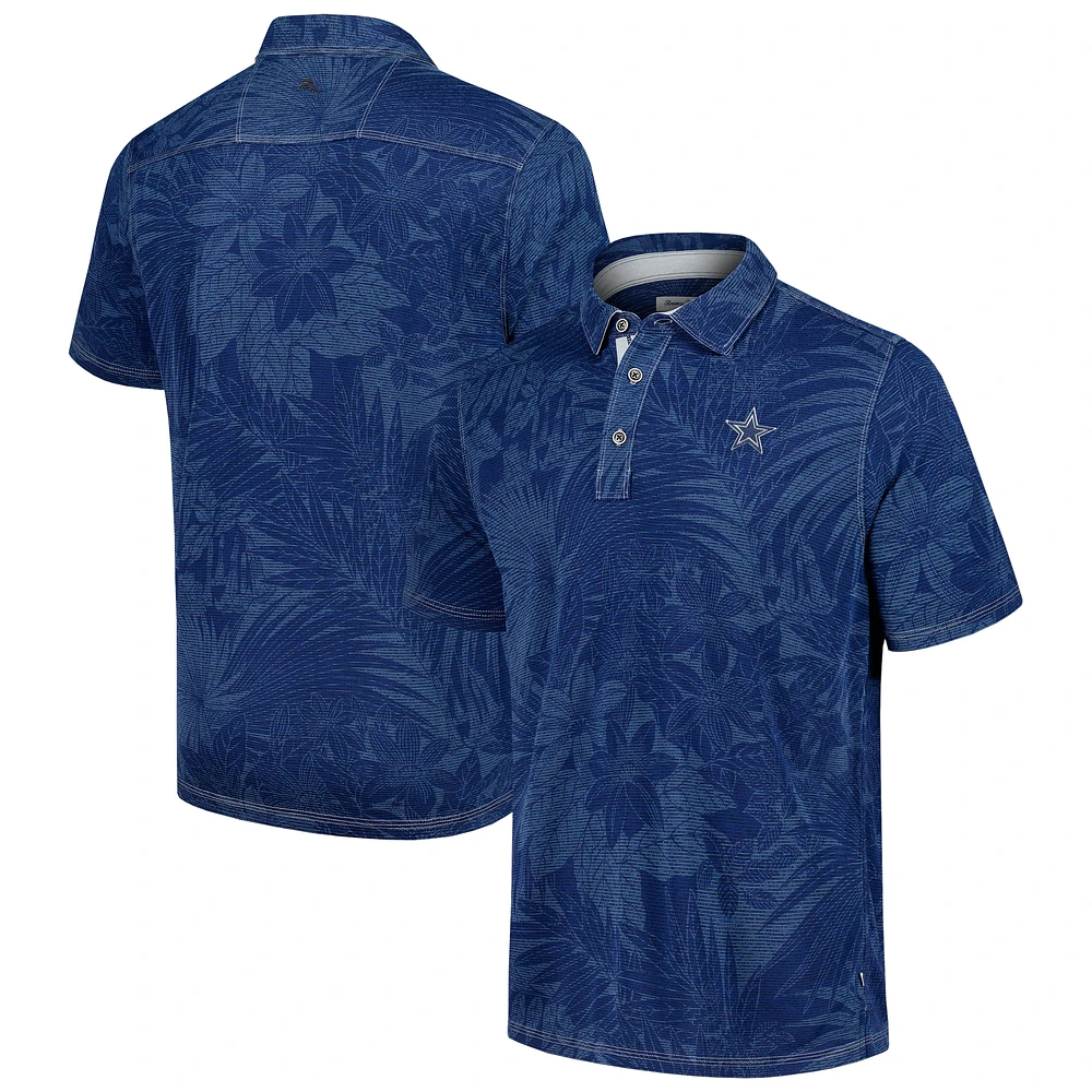 Men's Tommy Bahama Navy Dallas Cowboys Big & Tall Santiago Paradise Polo