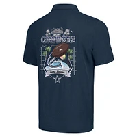 Chemise boutonnée Tommy Bahama Navy Dallas Cowboys Tidal Kickoff Camp pour hommes