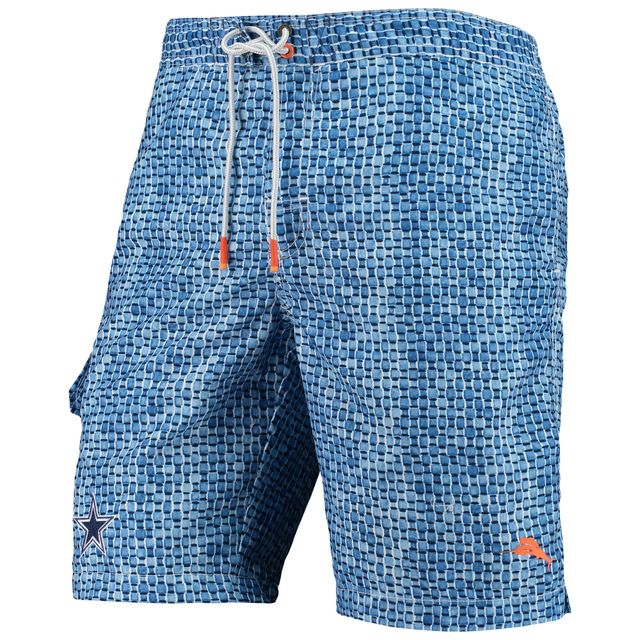 Tommy Bahama Men's Tommy Bahama Royal Dallas Cowboys Baja Geo Wave Swim  Shorts