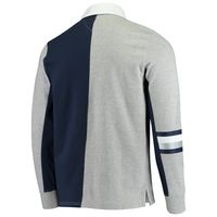 Men's Tommy Hilfiger Heathered Gray Dallas Cowboys Rugby Long Sleeve Polo