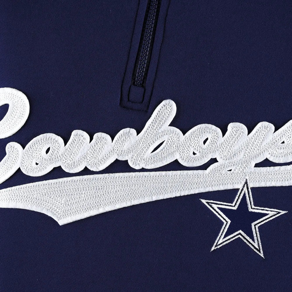 Cowboys Quarter Zip Sweatshirt - Navy