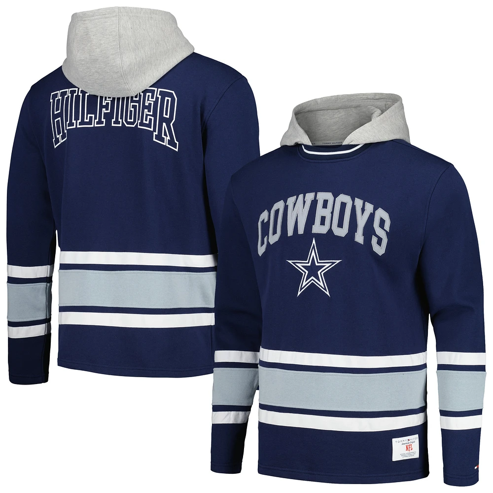 Sweat à capuche Tommy Hilfiger bleu marine Dallas Cowboys Ivan pour hommes