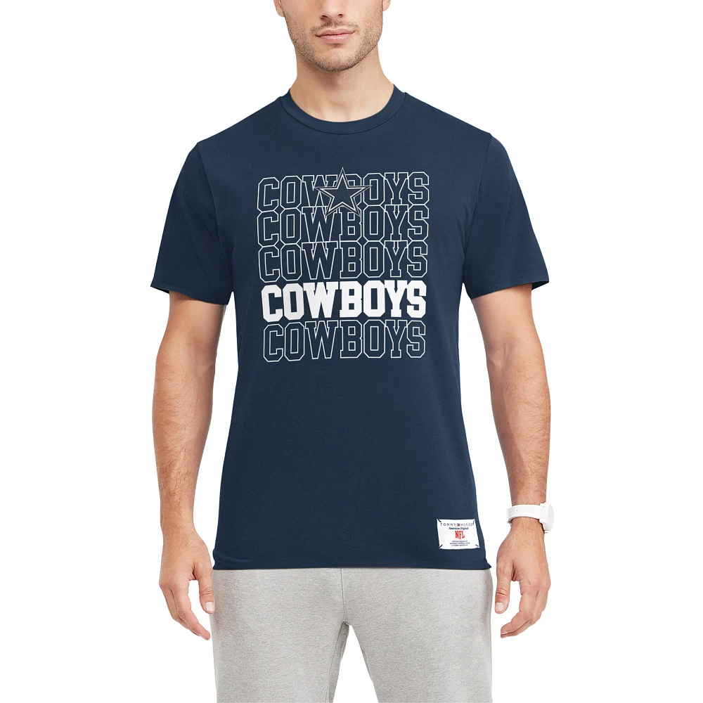 T-shirt Liam Dallas Cowboys Tommy Hilfiger pour homme bleu marine