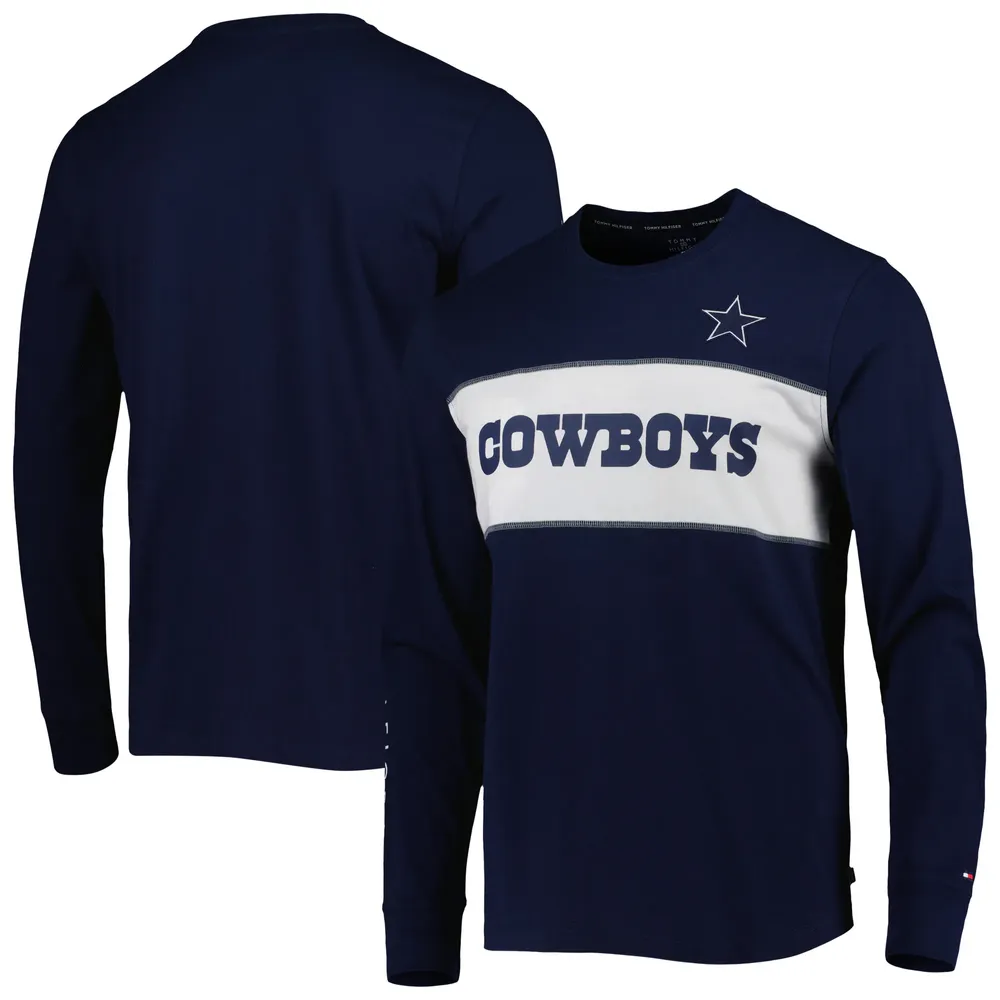 Lids Dallas Cowboys Tommy Hilfiger Peter Team Long Sleeve T-Shirt - Navy | Green Tree