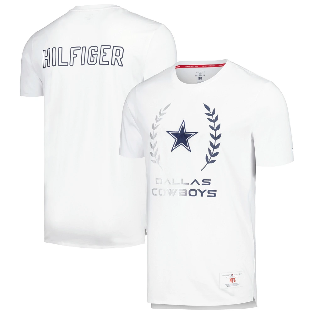 T-shirt Tommy Hilfiger blanc Dallas Cowboys Miles pour hommes