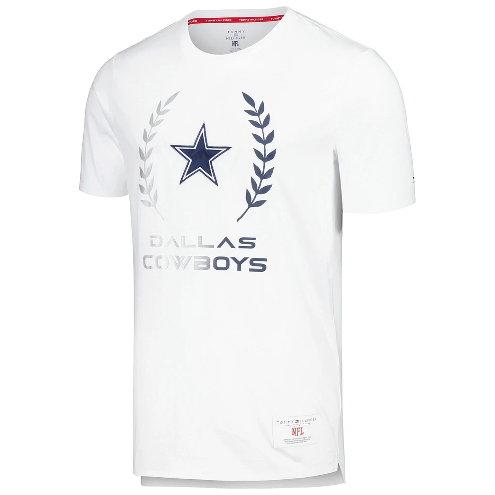 T-shirt Tommy Hilfiger blanc Dallas Cowboys Miles pour hommes