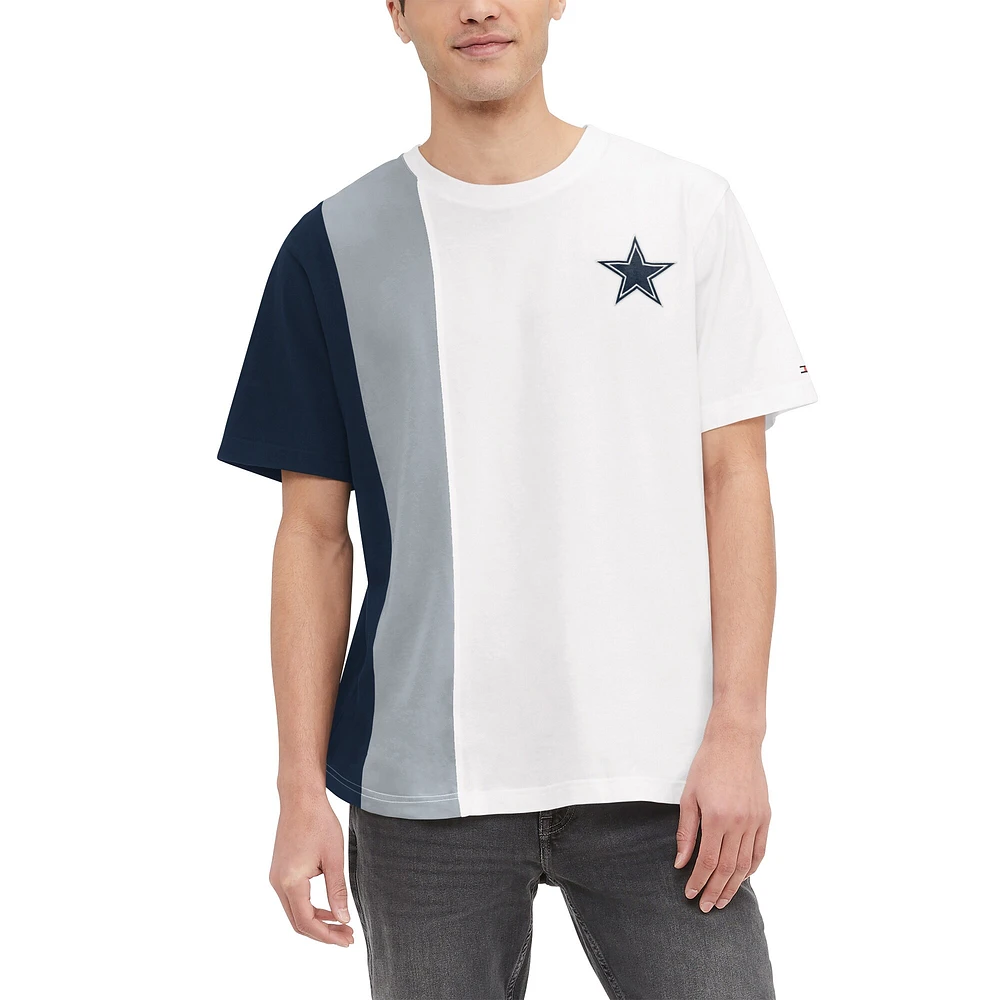 T-shirt Zack Tommy Hilfiger blanc pour hommes des Dallas Cowboys