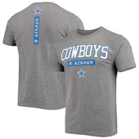 Junior's Heathered Gray/Navy Dallas Cowboys Let's Huddle Burnout V