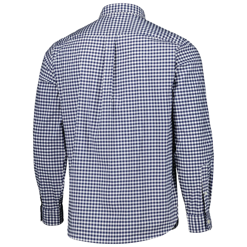 Chemise boutonnée à manches longues Vineyard Vines Royal Dallas Cowboys On-the-Go brrr Tri-Blend pour hommes